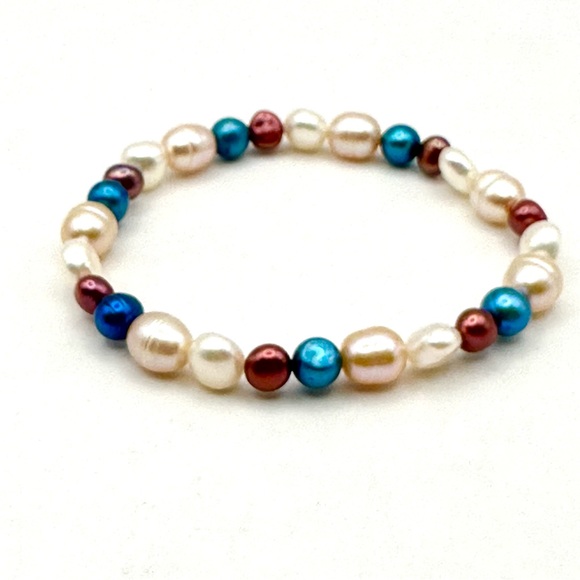 Honora Freshwater Pearl Bracelet w/ Multicolor Pearls - Picture 3 of 4